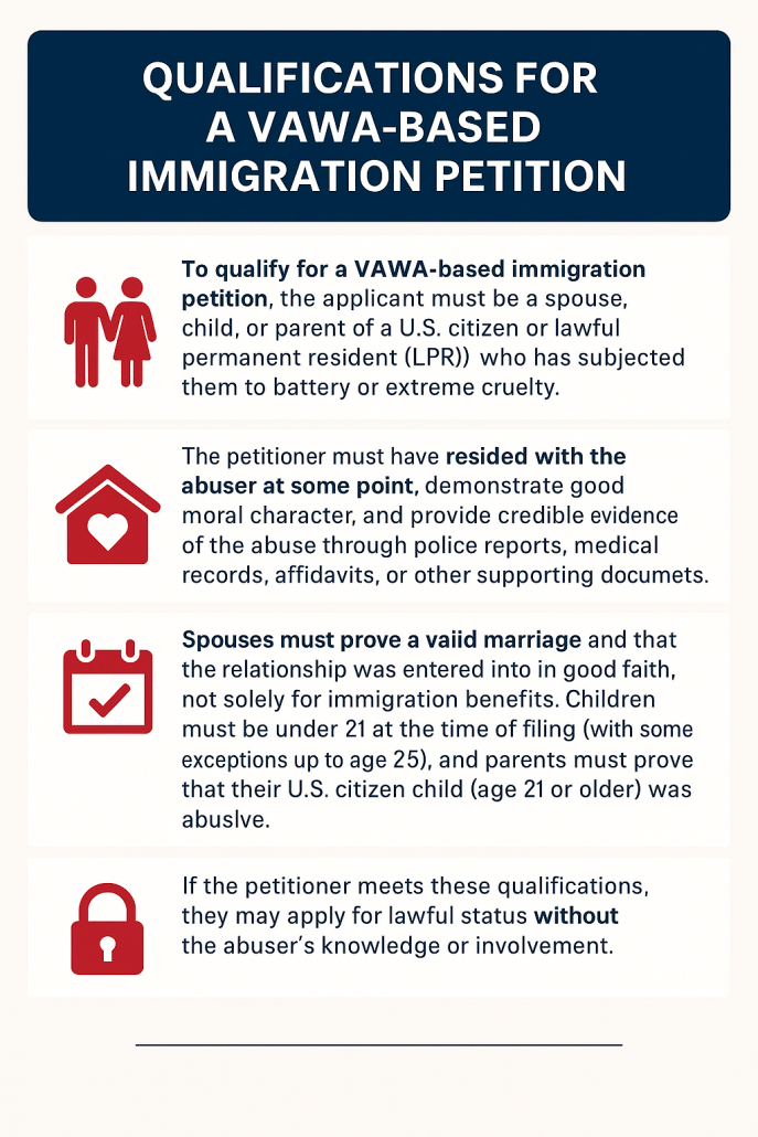 What Are the Qualifications for a VAWA-Based Immigration Petition?