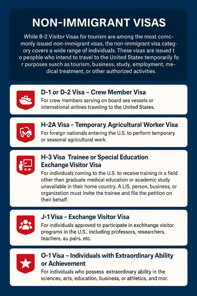 Non-immigrant Visas 